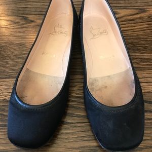 Christian Louboutin Black ballerina flats